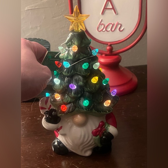 NWT Light up Christmas Gnome - Picture 2 of 3